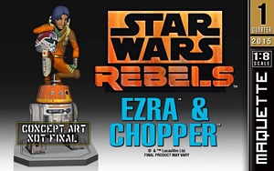 Star Wars Gentle Giant Ezra and Chopper Maquette