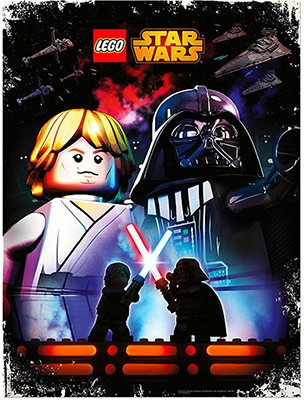 star wars lego may the 4th event sandcraxler UCS star wars poster darth revan mini fig