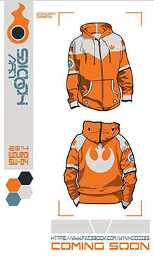 star wars hoodies Wyvhoodies vote 6 models empire rebels bossk boba fett jabba