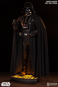 star wars sideshow collectibles darth vader life size figure rotj