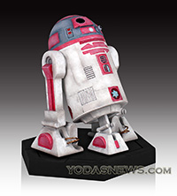 star wars gentle giant sdcc exclusive r-kt maquette pink droid