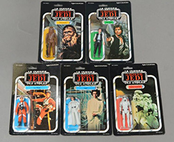 star wars vintage meccano card action figure complete box unseen leia cardback rotj