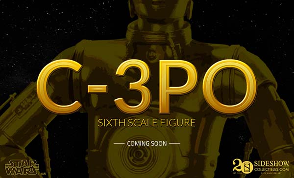 star wars sideshow collectibles C-3Po Sixth Scale Figure San Diego Comic Con