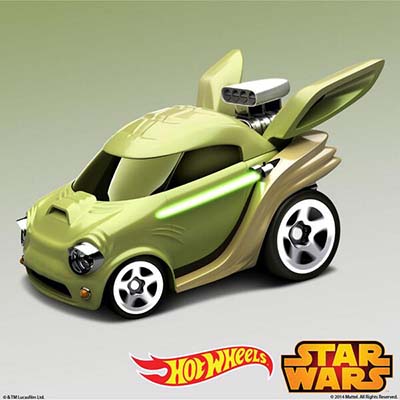 star wars hotwheels cars yoda san diego comic con reveal