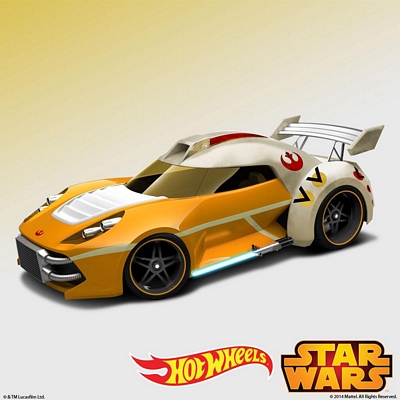 Star Wars Hot Wheels Luke Skywalker Pilot Car