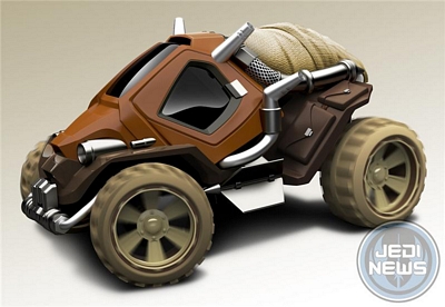 Star Wars Hot Wheels Tusken Raider Car