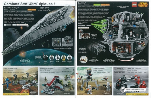 Star Wars LEGO Catalogue de l't 2014