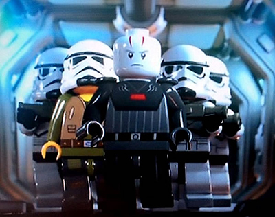 star wars LEGO star wars rbeels inquisitor mini-fig