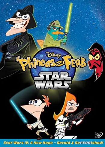 Phineas and Ferb Star Wars DVD