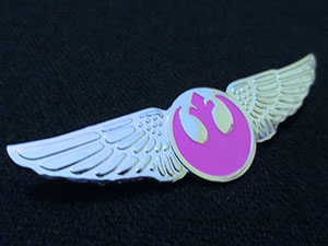 star wars pink rebel pilote wings ebay cancer du sein