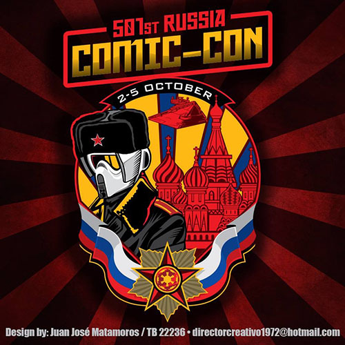 star wars russia comic con logo biker scouut russie moscow