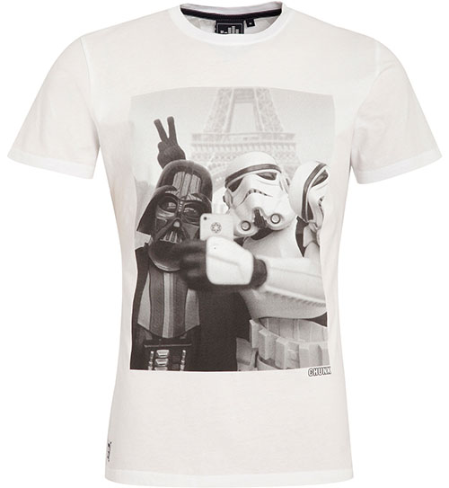 star wars citadium paris tee-shirt selfie stormtrooper dark vador tour eiffel
