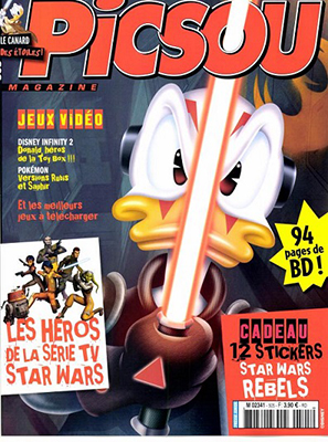 star wars picsou magasine  magasinedonald sith