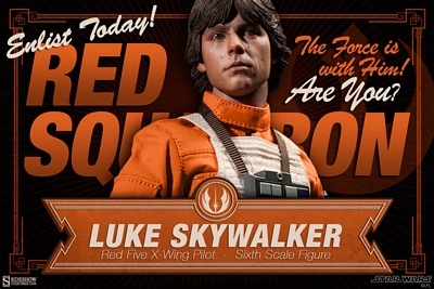 Star Wars Sideshow Collectibles Luke Red Five Sixth Scale Figure