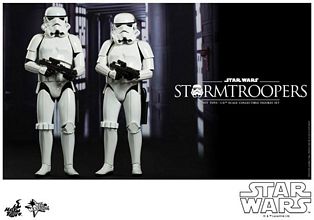 star wars hottoys stormtrooper single 2-apck a new hope