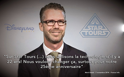 star wars star tours II l'aventue  continue Disneyland APris officiel 2017