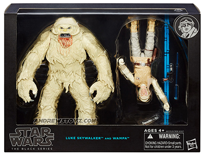 star wars hasbro the black serie deluxe set 6 inch wampa taun taun