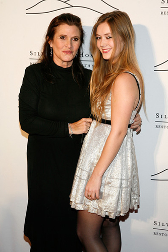 star wars episode vii the force awakens carrie fisher daughter billie lourd in the movier casting