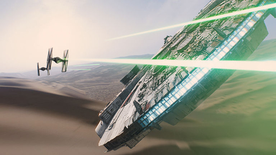 star wars the force awakens 100 millions de vu