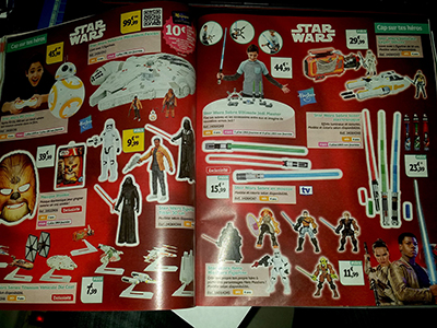 Star Wars Jouet Club catalogue noel 2015 THe FOrce Awakens Hasbro