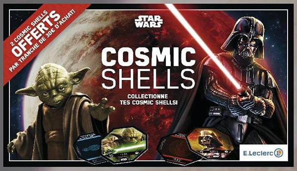 Star Wars The Force Awakens LECLERC Promo cosmics shell collector classeur