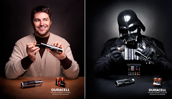 Star Wars The Force Awakens Duracell pile add publicite video youtube