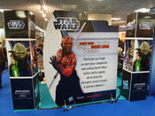 star wars hasbro tour la meance fantome canne palais des festivals des jeux 2012